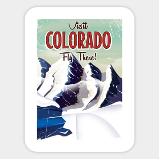 Colorado Ski Travel Sticker